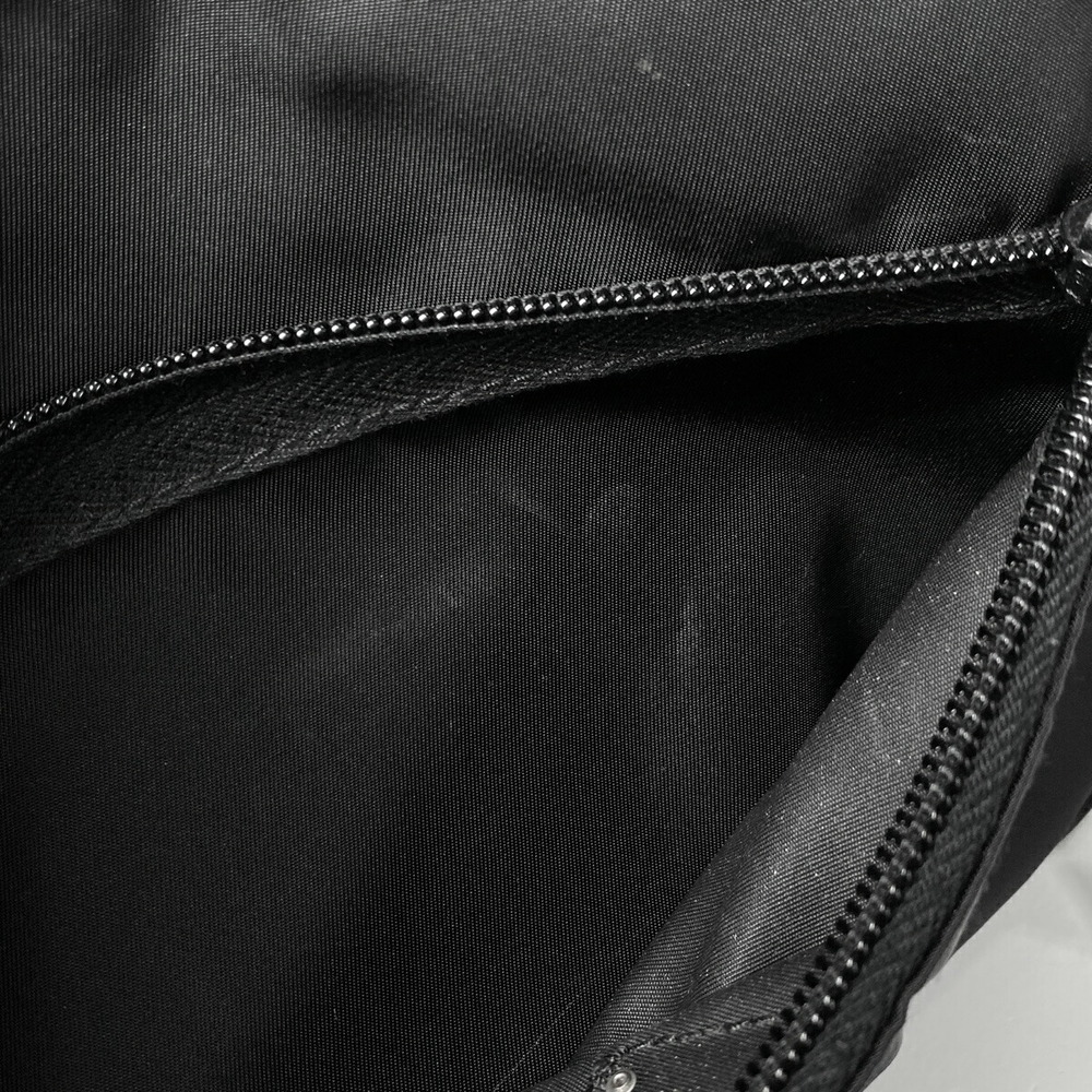 Prada Logo Plate Shoulder Bag Crossbody Nero Black - Picture 5 of 6